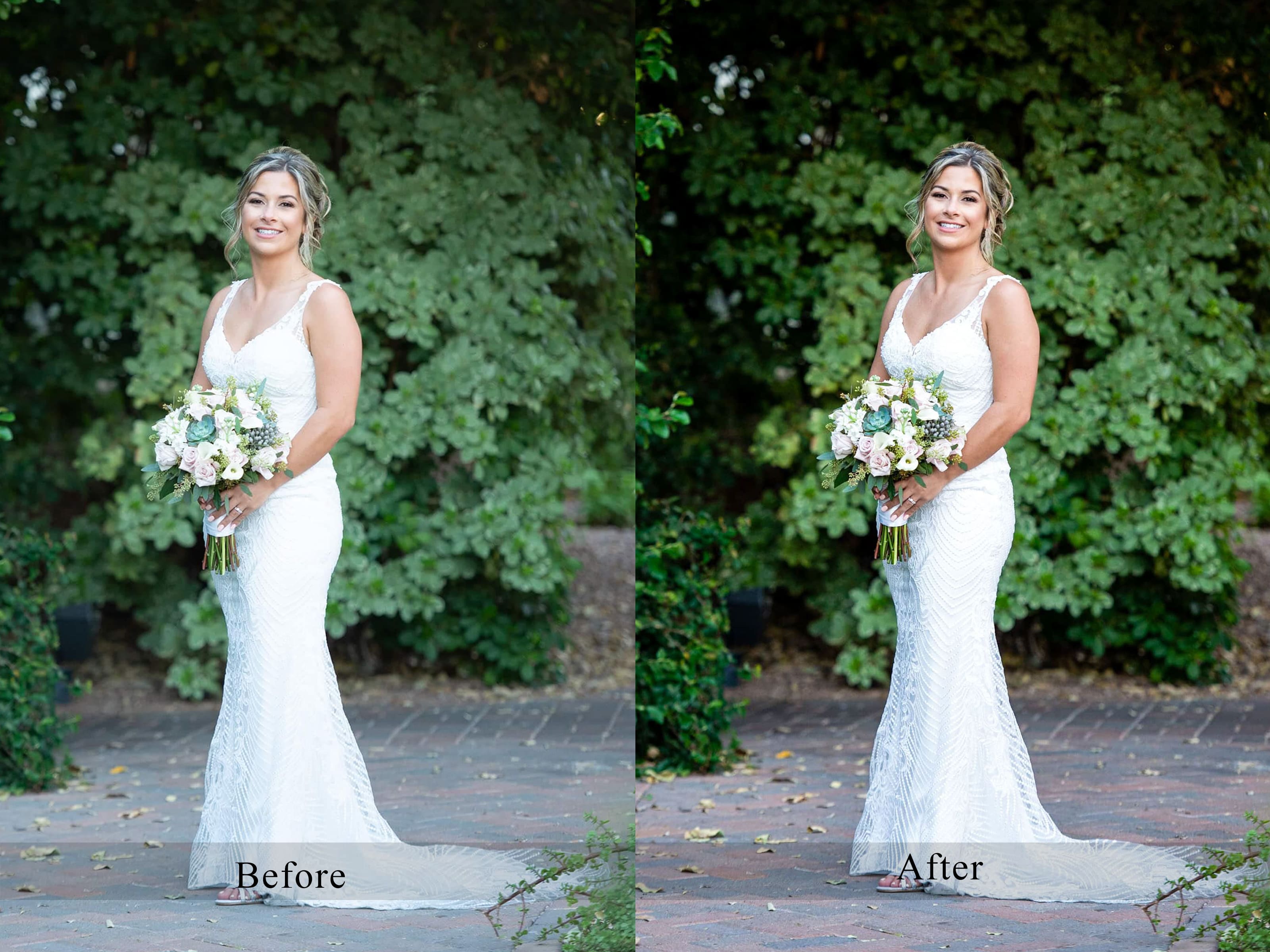 Professional Color Correction before and after example by Photographer's Edit Studio